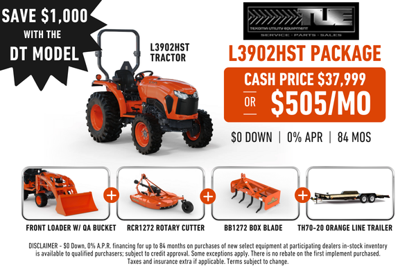 L3902HST Texoma Tractor Package UPDATED